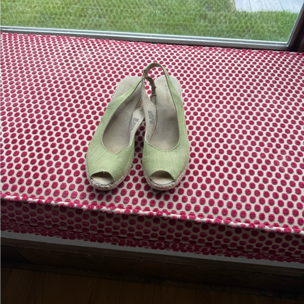 Naturalizer Peep Toe Espadrille Wedges